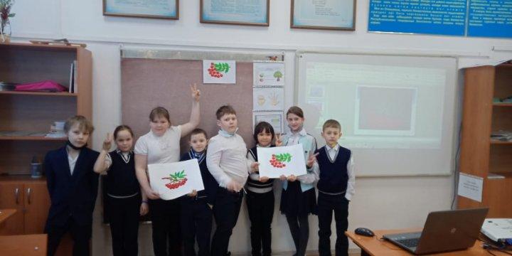 Урок художественного труда в рамках недели учителей НК